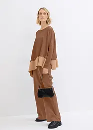 Pull poncho en fine maille, bonprix