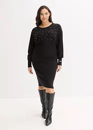 Robe pull douce en viscose majoritaire, bonprix