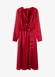 Robe midi en satin brillant, bonprix
