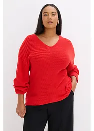 Oversize-Pullover aus Woll-Mix, bonprix