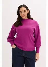 Strickpullover mit Ballonärmeln, bonprix