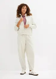Sweat zippé 100% coton, bonprix
