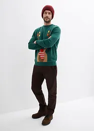 Pull avec motif de Noël, bonprix