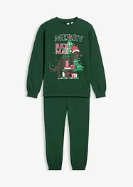 Sweatshirt und Sweathose aus reiner Baumwolle (2-tlg.Set), bonprix