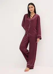 Pyjama tissé en satin, bonprix