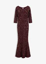 Robe à sequins avec découpe dos, bonprix