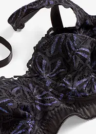 Entlastungs-BH ohne Bügel mit mehrfarbigem Glitzergarn, bonprix