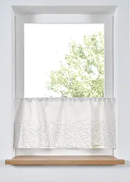 Scheibengardine mit Glanz Stickerei, bonprix