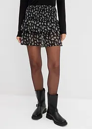 Jupe étagée en crépon texturé, bonprix