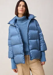 Daunenjacke mit recycelten Daunen​  und Strickärmeln, bonprix