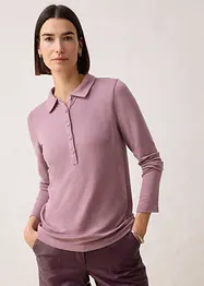 Poloshirt mit Woll-Anteil, bonprix