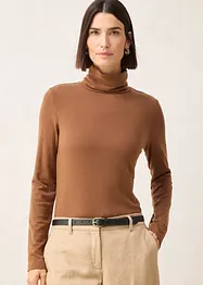 Rollkragenshirt mit Woll-Anteil, bonprix