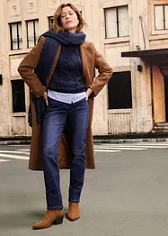 Straight-Jeans Mid Waist, Thermo mit Bequembund, bonprix