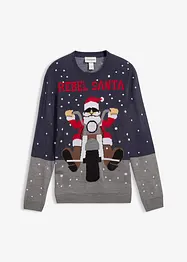 Pullover mit Weihnachtsmotiv, bonprix