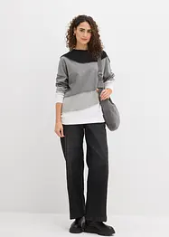 Sweat en doux coton mélangé, bonprix