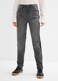 Jean thermique taille mi-haute, doublure jersey, bonprix