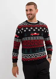 Pull de Noël en fine maille, bonprix