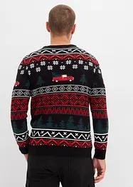Pull de Noël en fine maille, bonprix