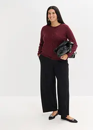 Strickjacke mit Glitzersteinchen, bonprix