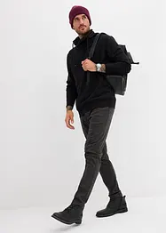 Schalkragen-Sweatshirt aus reiner Bio-Baumwolle, bonprix