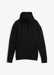 Schalkragen-Sweatshirt aus reiner Bio-Baumwolle, bonprix