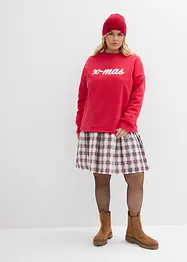 Oversize-Sweatshirt aus Baumwoll-Mix, bonprix