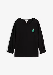 Langarmshirt aus reiner Bio-Baumwolle, bonprix