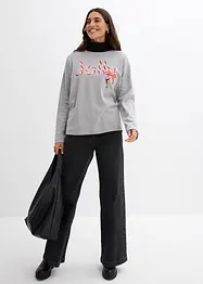 Langarmshirt aus reiner Bio-Baumwolle, bonprix