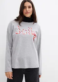 Langarmshirt aus reiner Bio-Baumwolle, bonprix