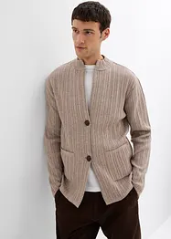 gerippte Feinstrickjacke, bonprix