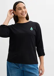 Langarmshirt aus reiner Bio-Baumwolle, bonprix