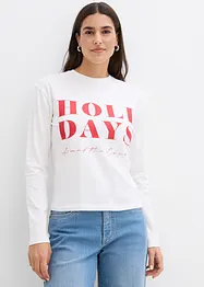 Langarmshirt aus Bio-Baumwollmix, bonprix