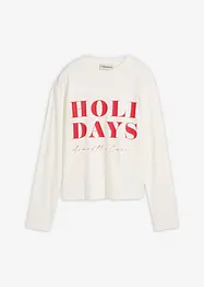 Langarmshirt aus Bio-Baumwollmix, bonprix