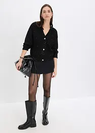 Ajour-Strickjacke, bonprix