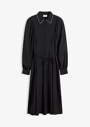 Midikleid mit Perlen Applikation, bonprix