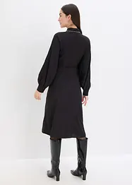Midikleid mit Perlen Applikation, bonprix
