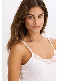 Lot de 2 caracos avec dentelle, bonprix