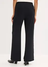 Schlupfhose aus Punto di Roma mit Glitzersteinchen, bonprix