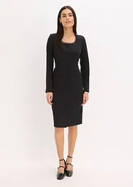 Blazerkleid mit Spitzenkante, bonprix