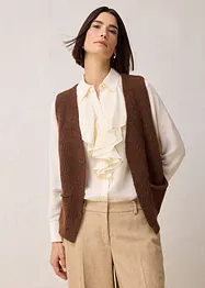 Gilet en grosse maille, bonprix