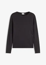 Feinstrickpullover aus fließendem Viskose-Mix, bonprix