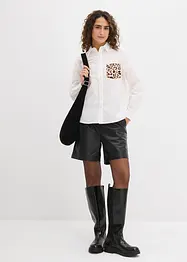 Oversize-Hemd mit Kontrast Tasche, bonprix