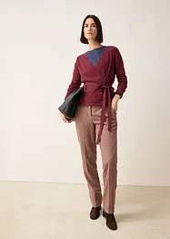 Wickelstrickjacke mit Merinowolle, bonprix