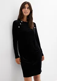 2-in-1 festliches Umstands- und Stillkleid aus weichem Samt, bonprix