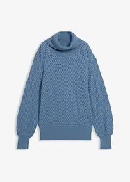 Rollkragenpullover mit Merinowolle, bonprix