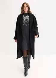 Strickkleid mit Pailletten-Applikation, bonprix