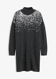 Robe en maille à sequins, bonprix