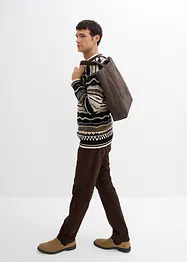 Grobstrick-Pullover aus reiner Baumwolle, bonprix