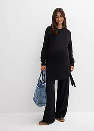 Umstands- und Stillpullover aus Baumwolle mit Wollanteil, bonprix