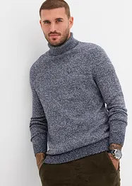 Rollkragenpullover mit reiner Baumwolle, bonprix